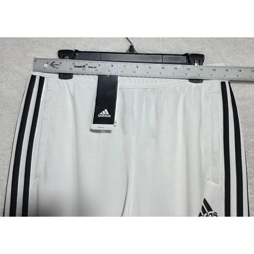 Adidas Climacool Youth XL Training Pants White Black Stripes NWT